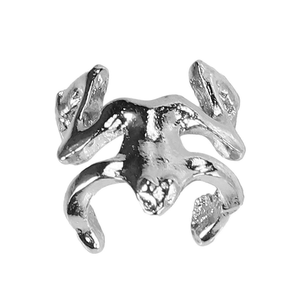 Fashion Punk Silver Ear Cuff Alloy Jumping Frog Ear Clip Cuff Earring