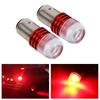 2 st Röda Bilbakljusmonteringar 1157 2357 Stroboskopiskt Blinkande LED-projektorlampa för