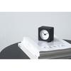 Lemnos NEUT Alarm Clock, Analog, Natural Wood Grain, Black, KK24-09 BK