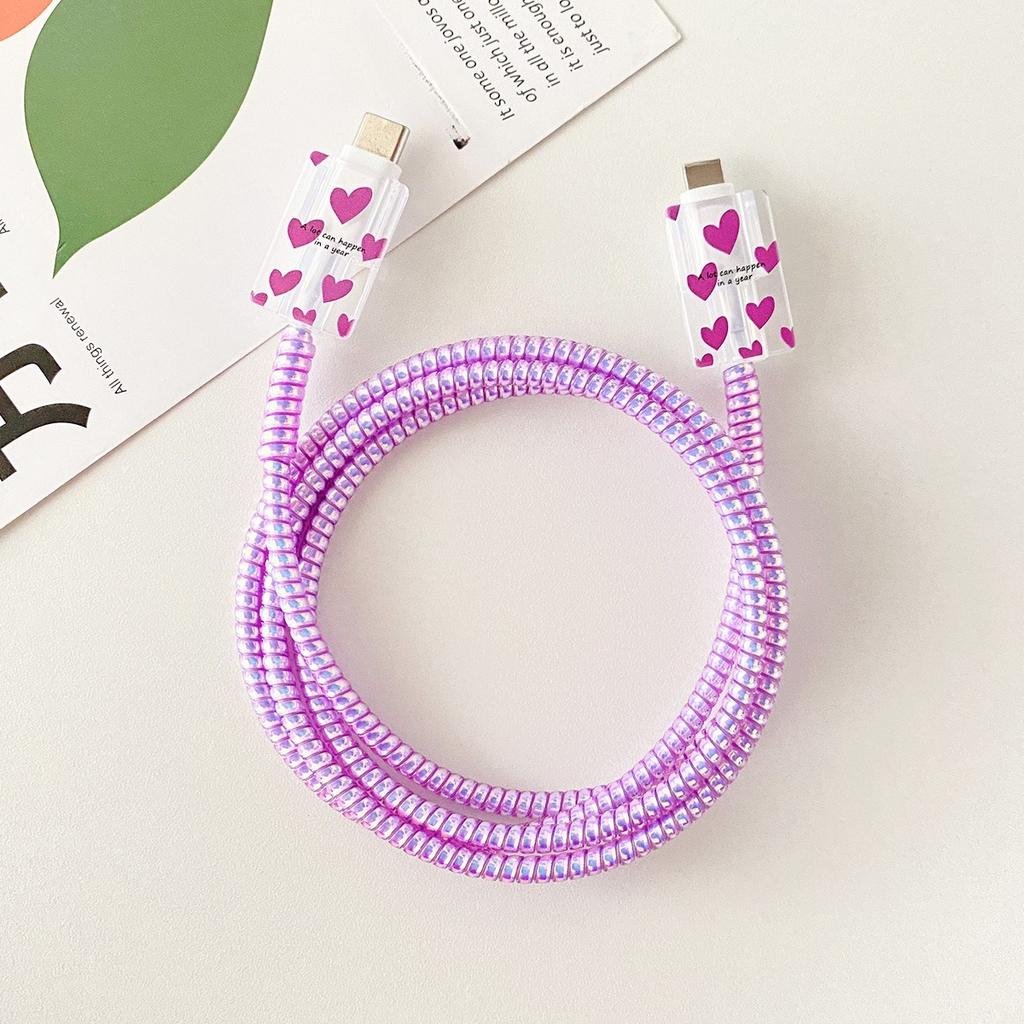 For Iphone Ipad Data Cable Protective Cover Charging Cable Anti Breakage Suitable for 20W Charger Gifts for Boys and Girls