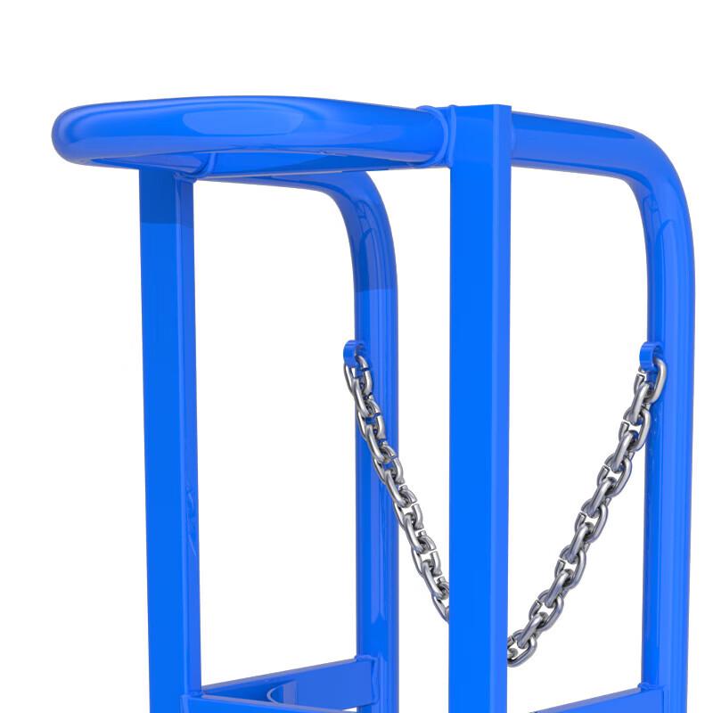 Single Gas Cylinder Cart with Wheels