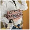 Borsa a Spalla Jacquard Orsetto Borsa a Tracolla Cilindrica Cartone Animato con Patta Borsa da Donna a Tracolla Larga Borsa a Tracolla da Donna alla Moda Pratica Regalo per Ragazze