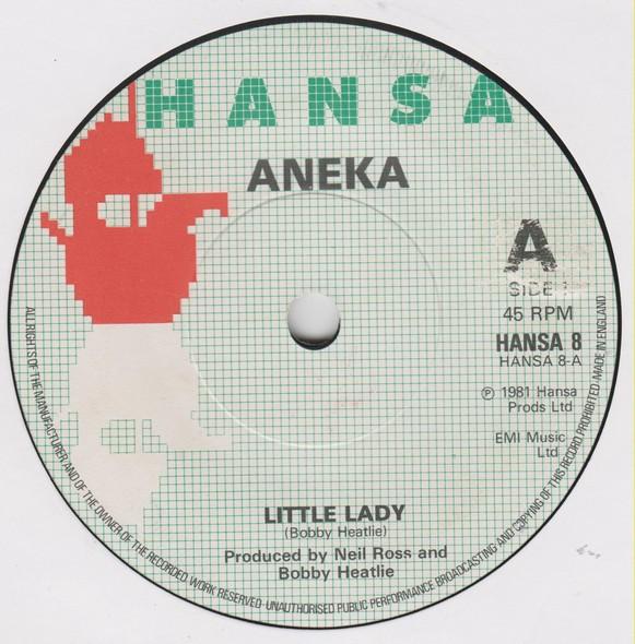 

7inch Record ANEKA - Little Lady HANSA8 Hansa 1981 UK Dance & Electronica Used
