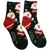 Cozy Mid-Calf Christmas Socks: Snowman, Gingerbread, Santa Designs