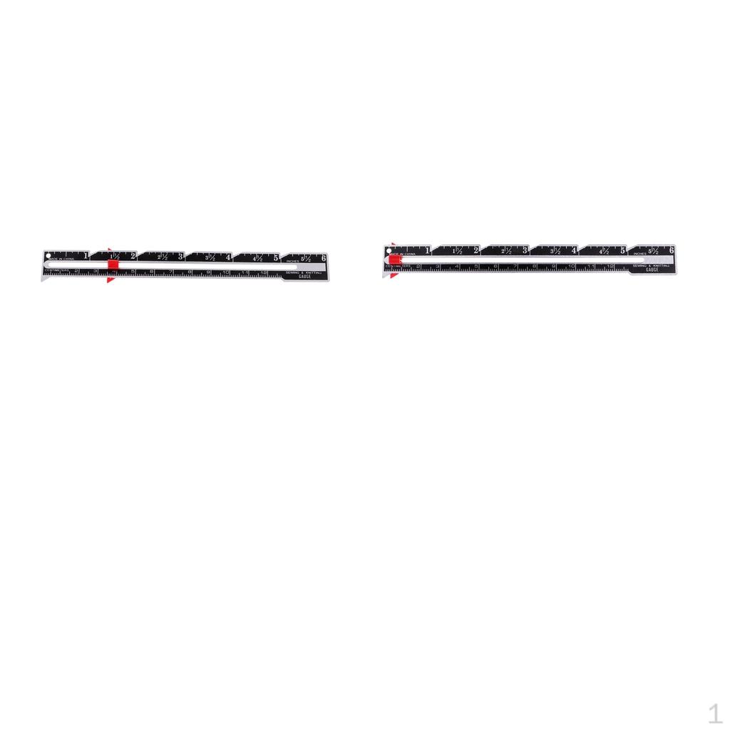 2 Knit cm/inch for Setting, Measuring and Marking any Measurement, Circles Distances Between