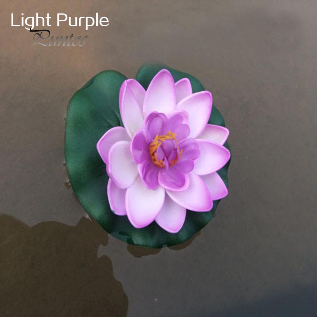 Nenúfar Flor flotante Loto Hogar Patio Estanque Pecera