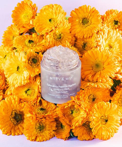 Mary&May Vegan Calendula Peptide Ageless Sleeping Mask 110g