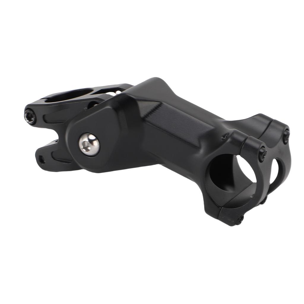 31.8mm Bike Stem Black Aluminum Alloy Shock Absorbing Bicycle Handlebar Stem for Road Bike Mountain Bike