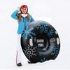 Schneeschlauch Verdicktes PVC Doppelgriff Donut 35.43 Zoll Robuster Aufblasbarer Schlitten Für Weihnachten Vereister Fluss See Skifahren Winterspiel