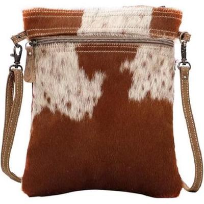 New Women's Hair-On Crossbody Brown One Size