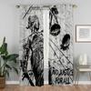 Blackout Curtains 2 Pieces M-MetallicaS Anti-mosquito Curtains for Living Room Curtain Shades Tulle for Bedroom Partition Camera
