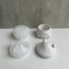 Mushroom House Resin Jar Silicone Molds with Lid Silicone Candle Holder Molds for Jewelry Box Storage Jar Decoration