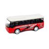 High Imitation Pull Back Car Vehicle Model School Bus Model Zinc Zinc Alloy Bus Model  Collection Toys