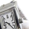 Bvlgari Rettangoro Watches RT39S Silver WhiteDial Stainless Steel Quartz Analog Display Women Used