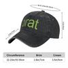 Brat Green Baseball Caps Fashion Distressed Denim Washed Charli XCX Album Sun Cap Unisex Style Outdoor Adjustable Caps Hat