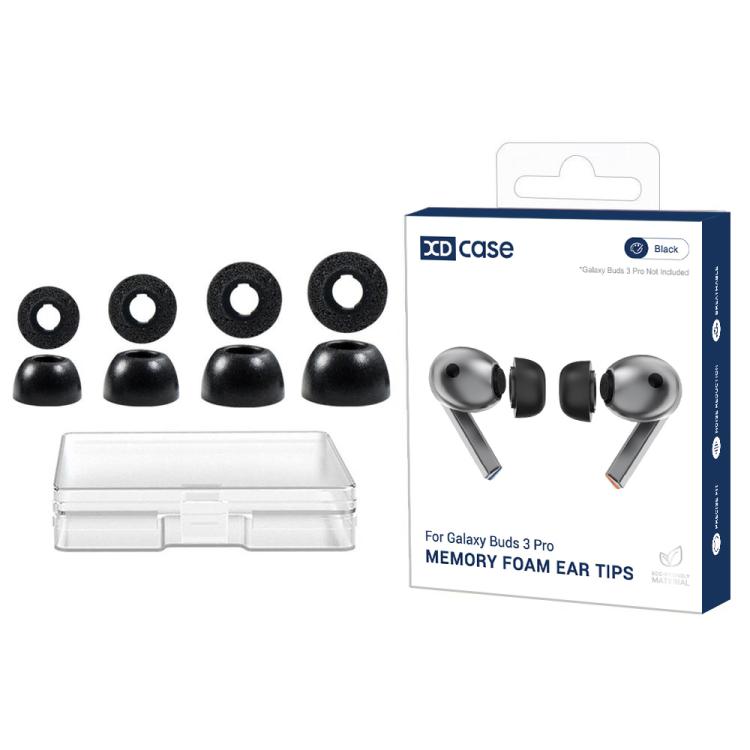 

XDcase 4 Pairs Replacement Memory Foam Ear Tips, XS/S/M/L Size 4 Pairs XS/S/M/L Size чёрный