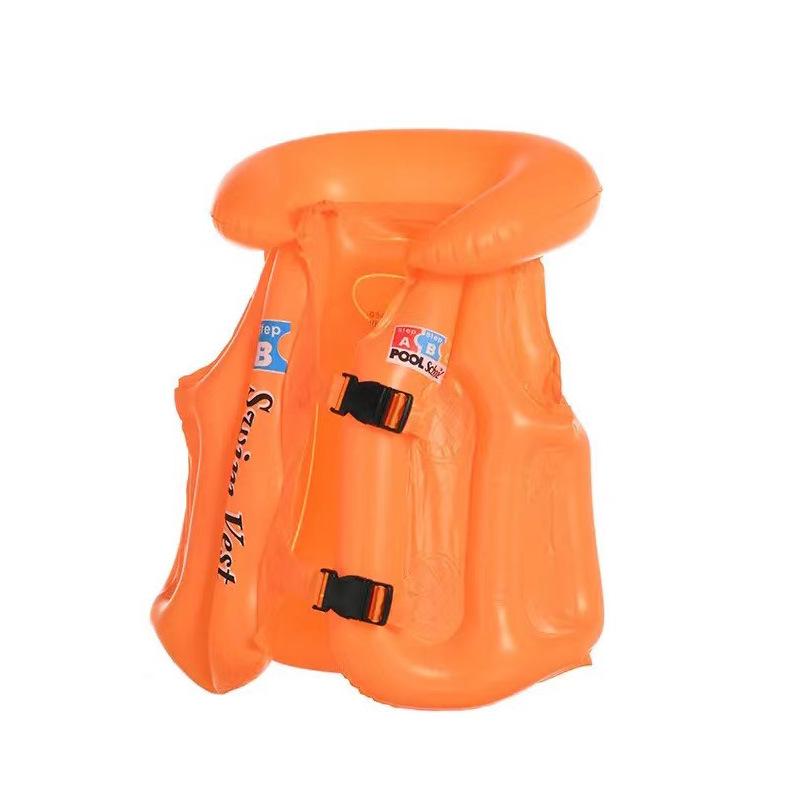 Children's Swim Vest: Inflatable Buoyancy Ring for Learning to Swim