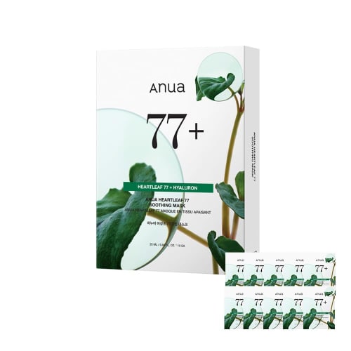 

ANUA Hokudami 77 Moisture Mask Pack 10 Pieces Skin Barrier Care Moisture Moisturizing Fluctuous Skin Oily Combination Skin Skin Care Korean Pack Korea