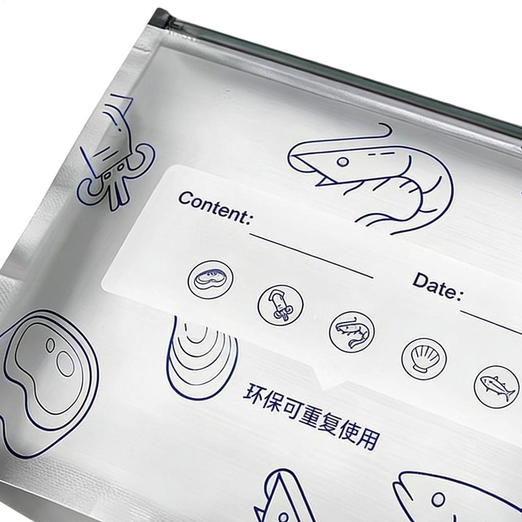 Freezer Bags 30 Pieces 3-Size Leakproof Zipper Pouches Resealable Food Storage Zipper Pouches For Home Kitchen Refrigerator