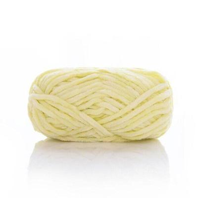 100g /ball  Chenille Velvet Yarn Knitting Wool Thick Warm Crochet Knitting Yarns Cotton Baby Wool DIY Hand-Knitted Sweater 80M