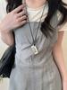 Personality Temperament Comb Pendant Necklace for Women 2025 Trend New Delicate Design Jewelry Fashion Accessories