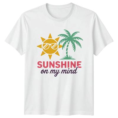 Sunshine On My Mind TShirt Beach Vacation Summer Gift For Him And Her