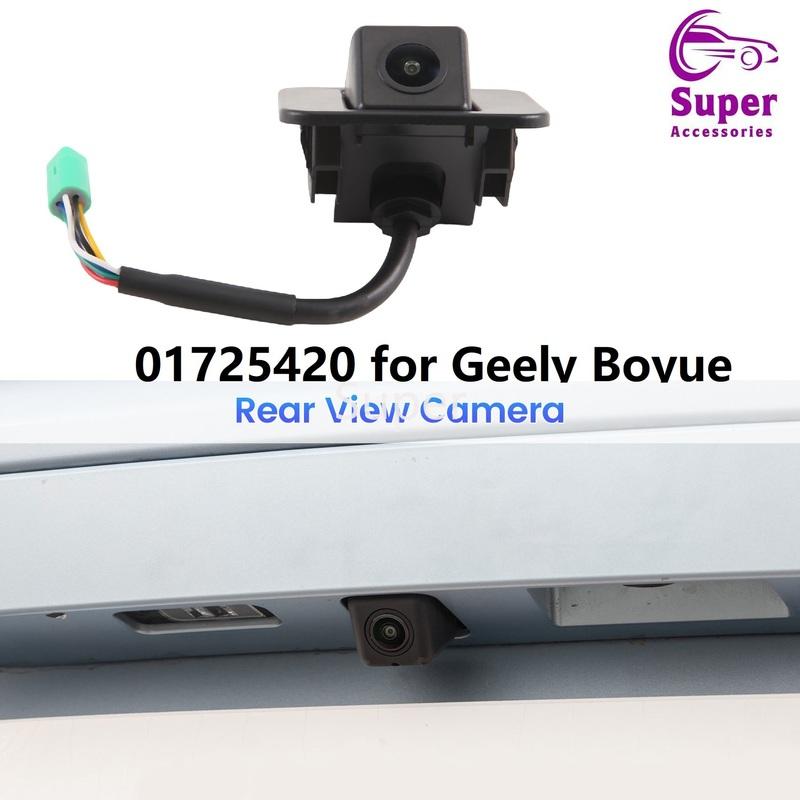 01725420 Car Rear View Backup Camera Replacement for Geely Boyue Back View Reverse Parking Assist Camera Assembly