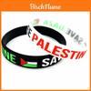 Stylish Palestine Silicone Wrist Band Featuring The Iconic Palestinian Flag Design