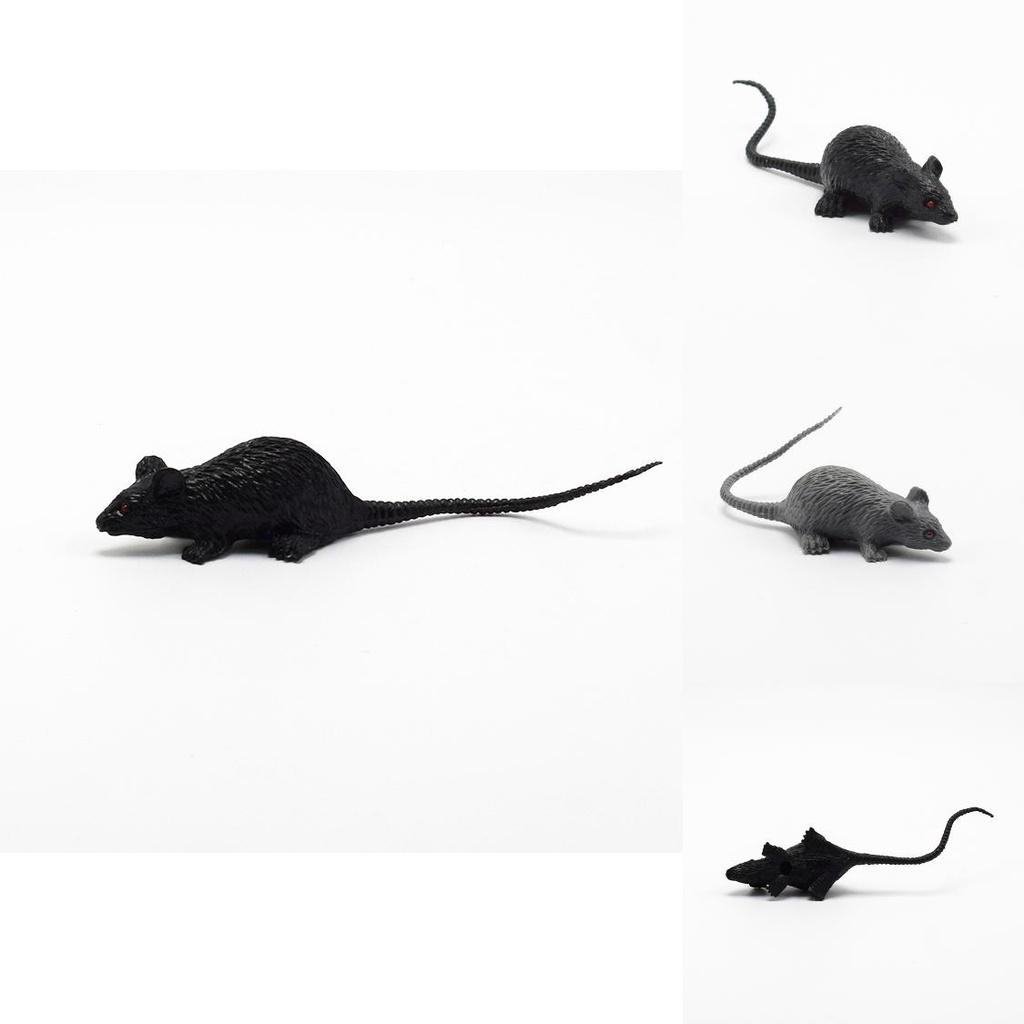 Einzigartiges Mini-Maus-Spielzeugmodell für Streiche und Halloween-Spaß, aus Kunststoff, 9 cm groß