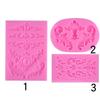 3Pcs/Set 3D Baking Mold Baroque Style Silicone Mold for Cake Cupcake Candle Chocolate Mold
