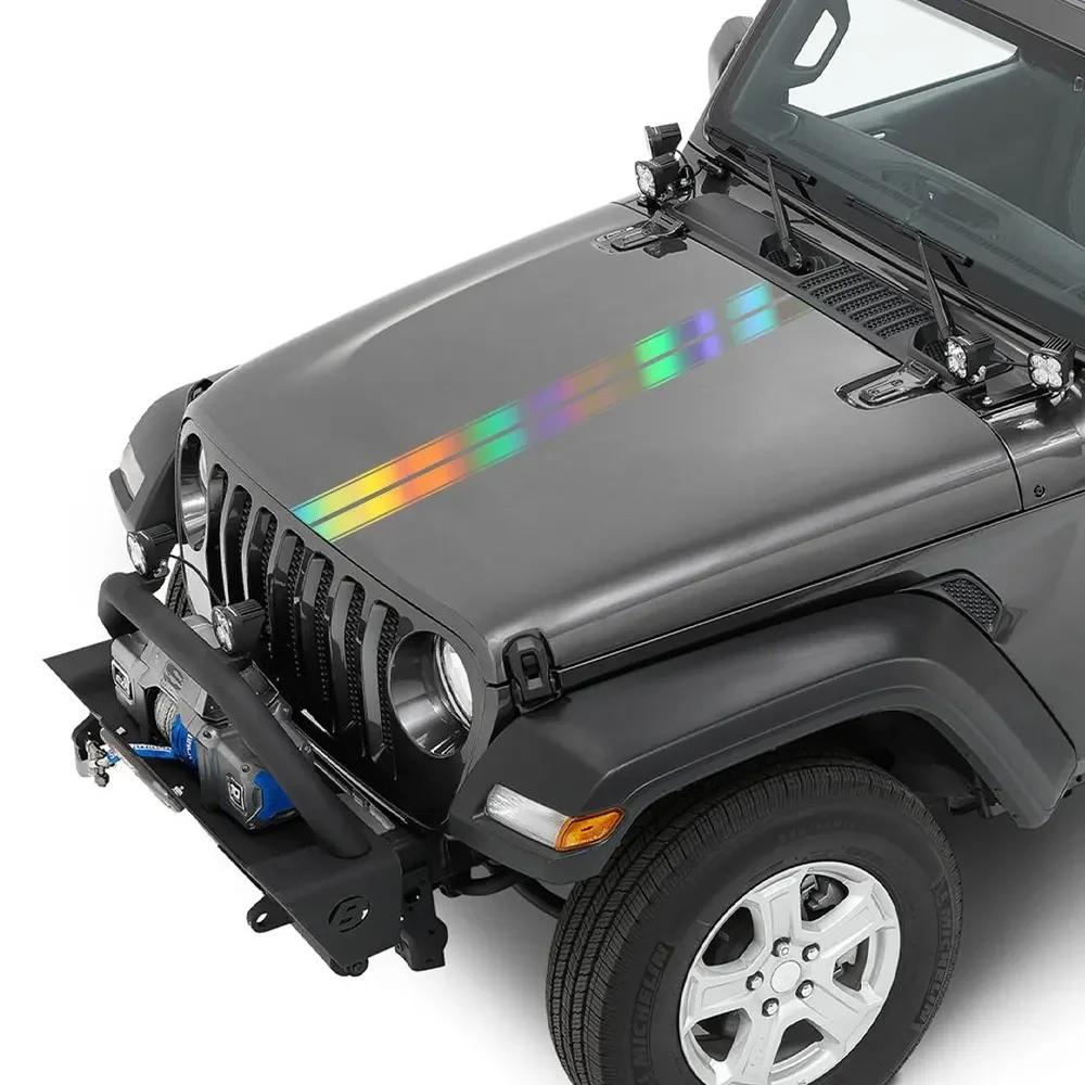 Auto-Haubenaufkleber Für Jeep Gladiator JT Truck Grafiken Dekor Aufkleber Vinylaufkleber Auto-Tuning-Zubehör Pickup-Styling-Abdeckung