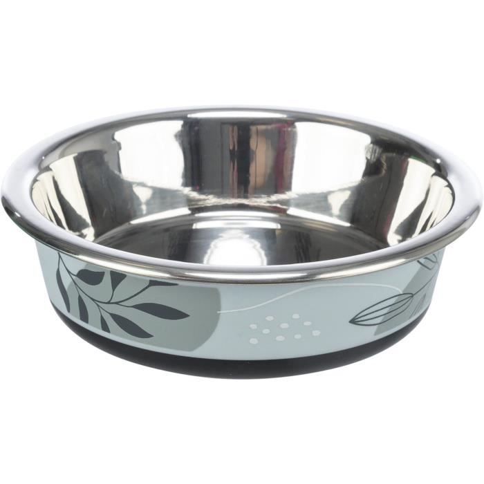 Gamelle Pour Chien En Acier Inox/palstique/caoutchouc Trixie (x4)