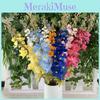 Single Stem Snow Swallow Silk Flower For Wedding Decor Indoor Arrangement Home Styling