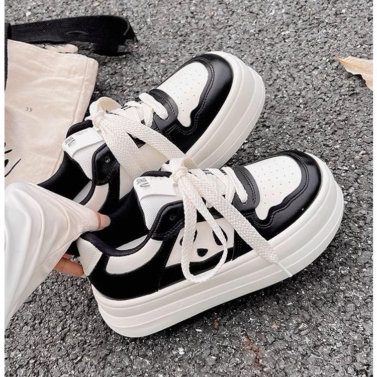 Little White Shoes Children's Spring and Autumn New Ins Trendy Thick-soled Versatile Breathable Casual Student Board Shoes