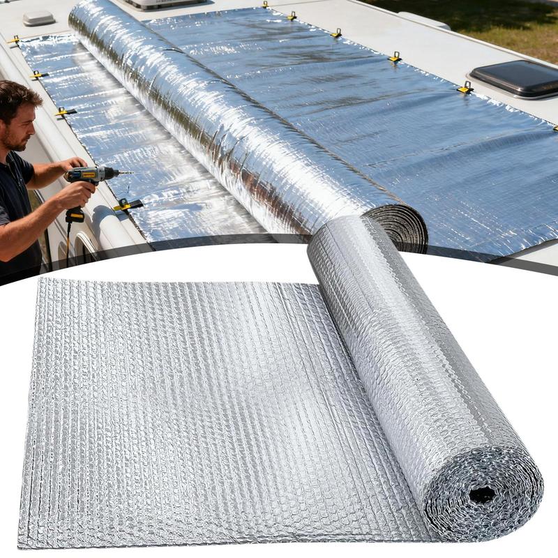 Raam Hitteblokker Waterdicht Thermisch Bellenisolatieplaat Dubbel Reflecterend Isolatie Rol Voor Camper Dak Garagedeur Vrachtwagen