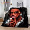 Hip Hop Art Rapper Legend Star Soft Plush Blanket,Flannel Blanket Throw Blanket for Living Room Bedroom Bed Sofa Picnic Cover 3D