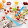 18Pcs Kids Forks and Spoons Set Food Grade PP Toddler Utensils Colorful Kids Silverware Set Reusable Portable Kids Utensils Set