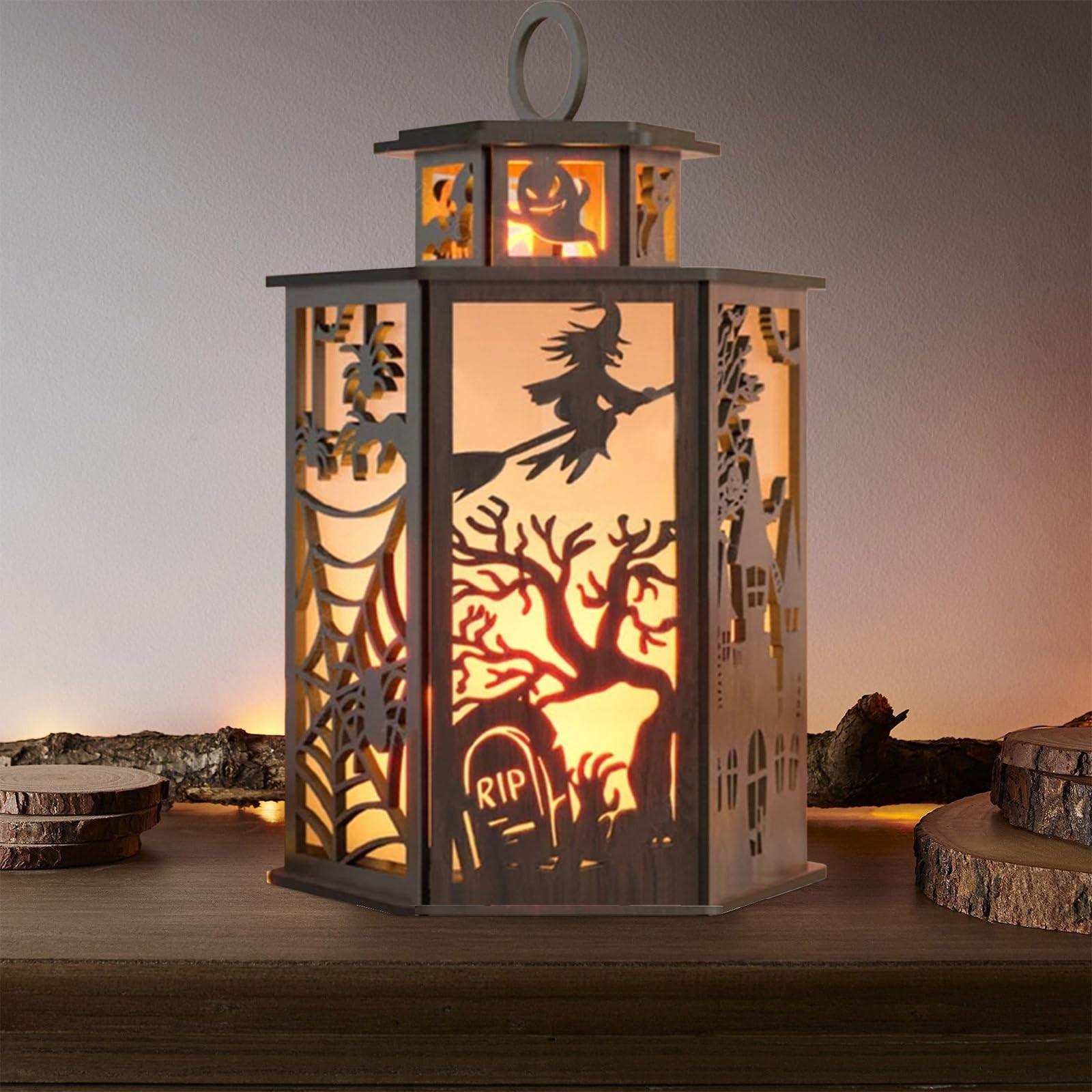 

Хэллоуин Ретро Ручной Подсвечник Украшение (Без учета лампы) One Size