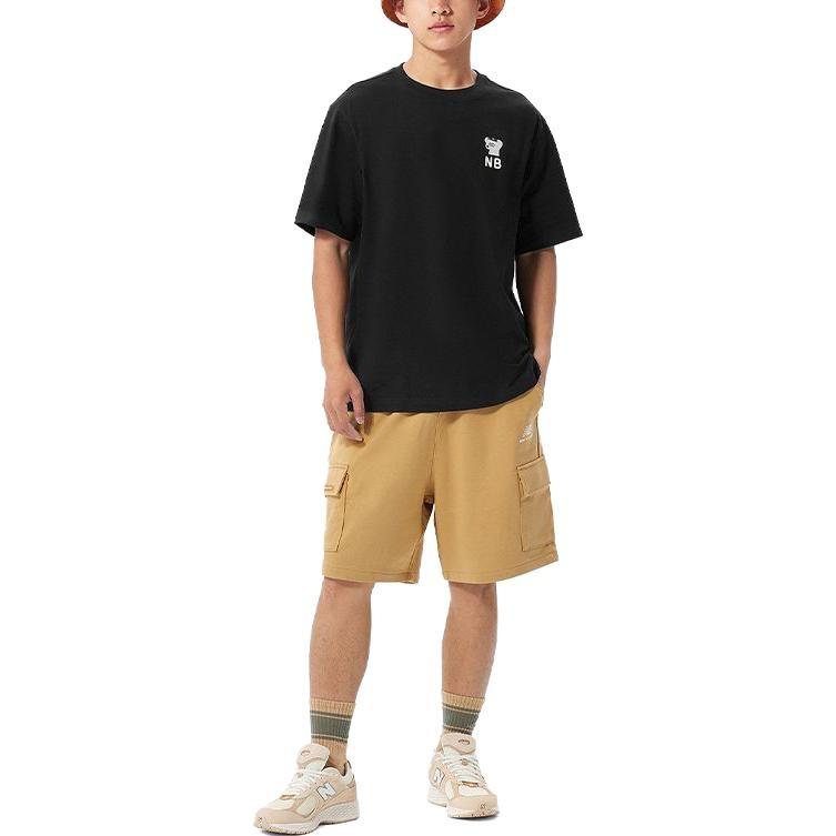 New Balance Logo Cargo Shorts Asia Sizing 'Khaki' Men's AMS32367-BYC