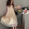 Robe débardeur d'été sans manches pour fille; Robe de Princesse Élégante en Tulle Uni pour Filles Plus Âgées