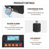ENC-340 Digital Display Torque Meter Wrench Torque Tester Includes Adapters 3/8'' with Sound Light Alarm Function High Accuracy