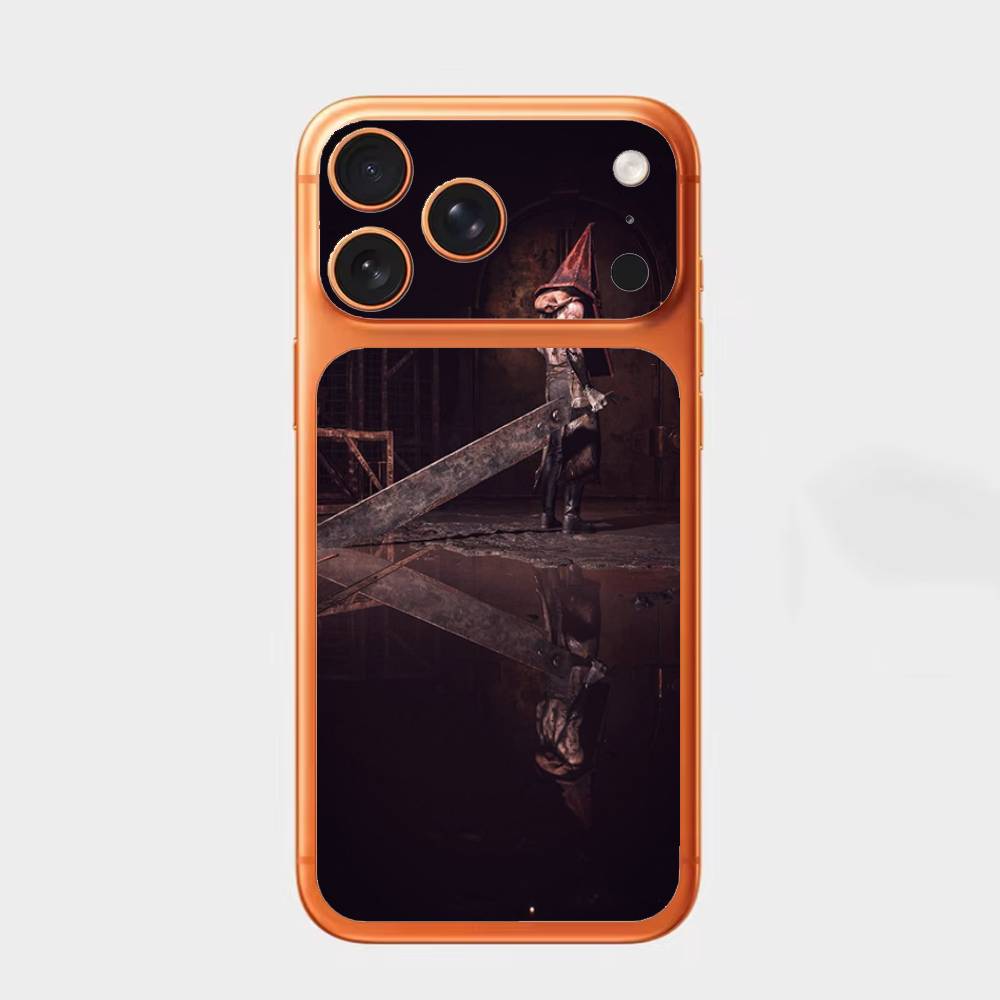 

S-Silent H-Hill For Apple iPhone 17Pro,17Pro Max Battry Back Cover with Camera Decal Skin Rear Protective Sticker Film iPhone17pro