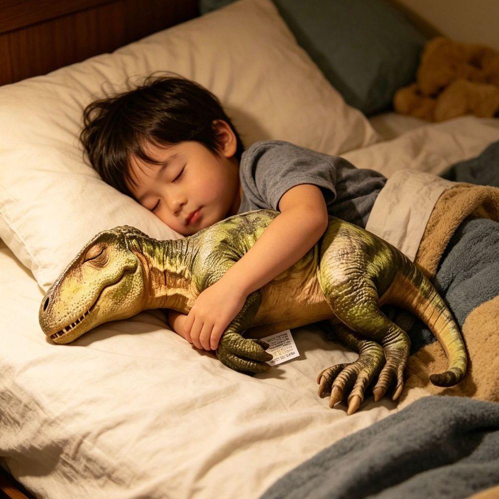 Soft Texture Dinosaur Plush Pillow 3D Design Stuffed Dinosaur Dinosaur Plush Doll  Home Decor
