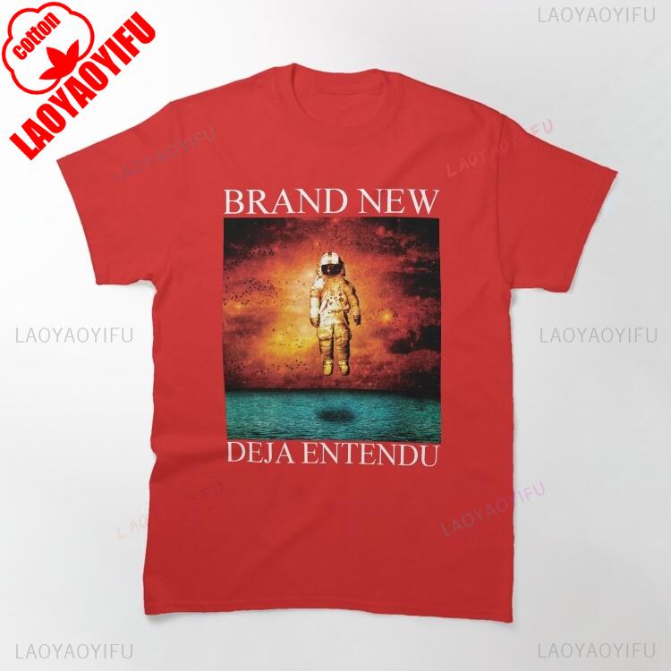 Brand New Deja Entendu Album Vintage Emo Punk Rock Graphic Tshirt Unisex Casual Short Sleeve Music Fan Gift
