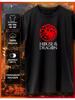 T-shirt with "Game of Thrones House of the Dragon" Print