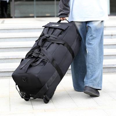 Large Capacity Wheeled Backpack: Multifunctional, Water-Resistant Outdoor Travel Bag