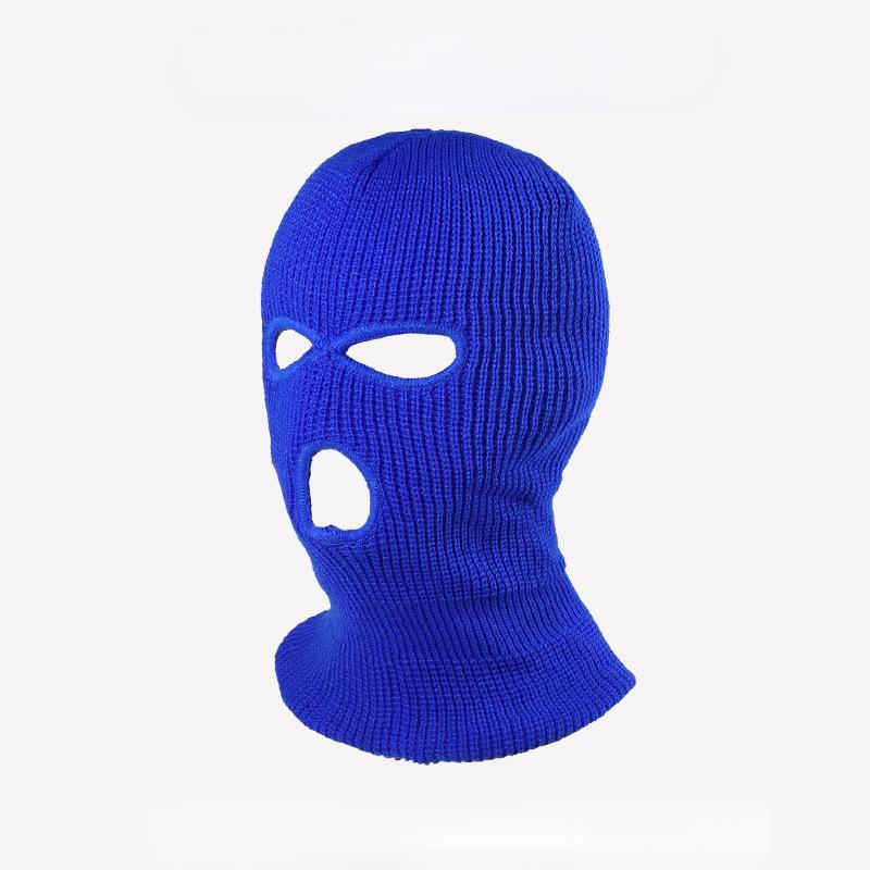 Balaklava Mütze Herren und Damen Herbst/Winter Warme Strickmütze Outdoor Kälteschutz Radsport Kapuzenpullover