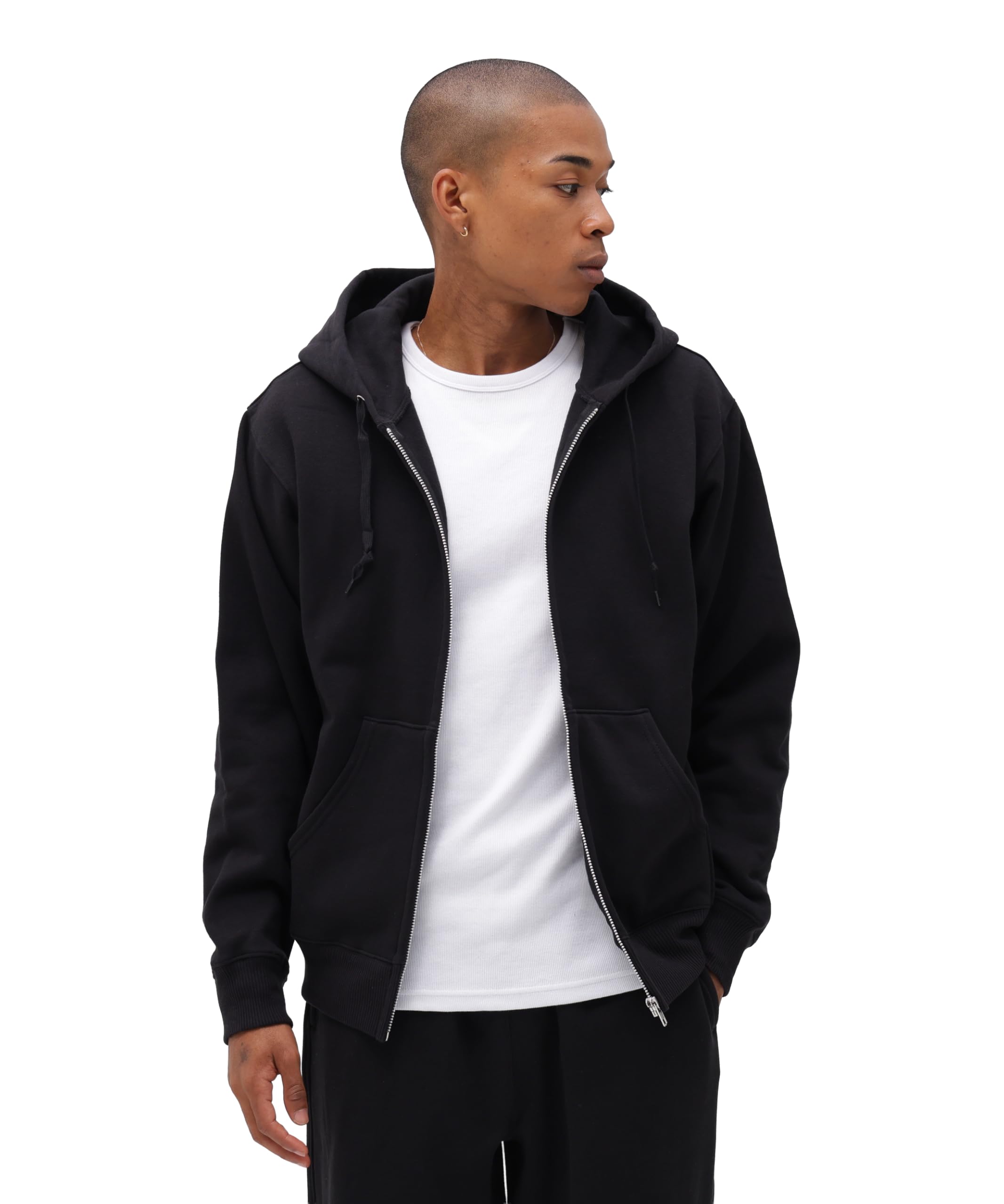 AVIREX DAILY ZIP UP SWEAT PARKA 783-3931005 men s XL black