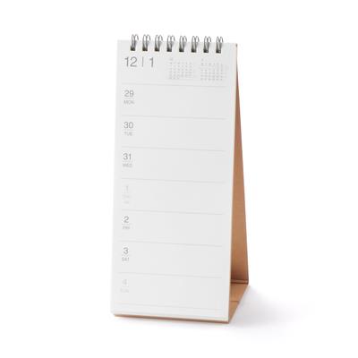 MUJI 2026 Weekly January 2026 December Approximately 185mm X Includes Annual 84854392 Monday-Start Calendar, Vertical, - 2026, 82mm, Calendar,