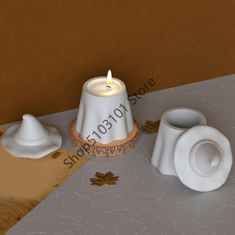 X6HE Multipurpose Specter Silicone Crafting Molds Container Mold for Resin Art Jewelry Dishes and Home Decorating